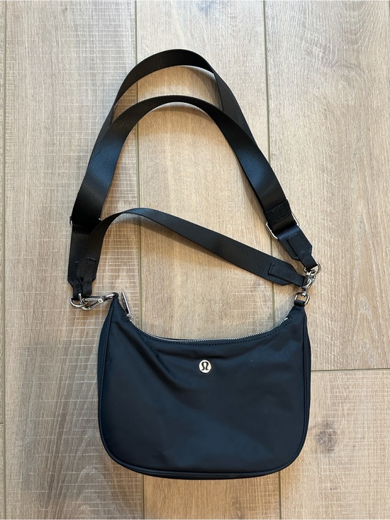 lululemon athletica Handbags - lululemon athletica City Essentials Small Shoulder Bag with Silver Logo Accent